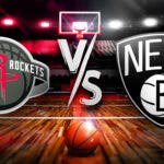 Rockets Nets Prediction, pick, how to watch