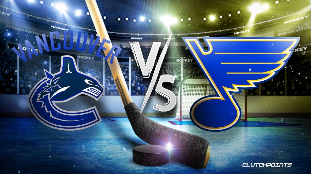 Canucks, Blues prediction, pick, how to watch