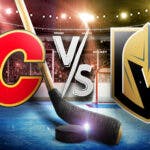 Flames Golden Knights prediction