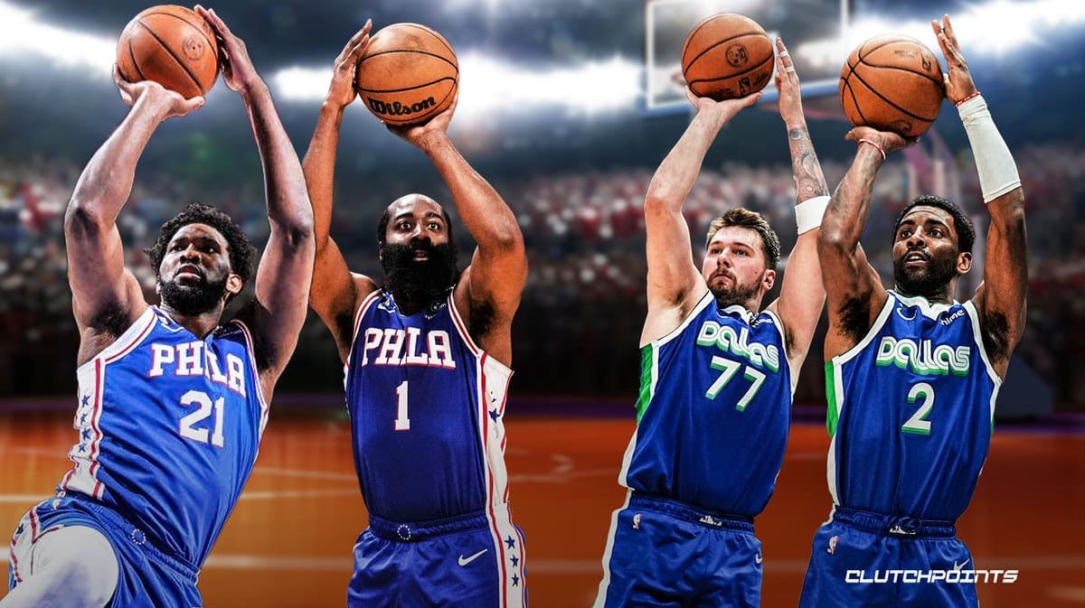 Sixers, Mavs, Joel Embiid, James Harden, Luka Doncic, Kyrie Irving