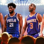 Sixers, Suns, Tyrese Maxey, Joel Embiid, Chris Paul, Devin Booker