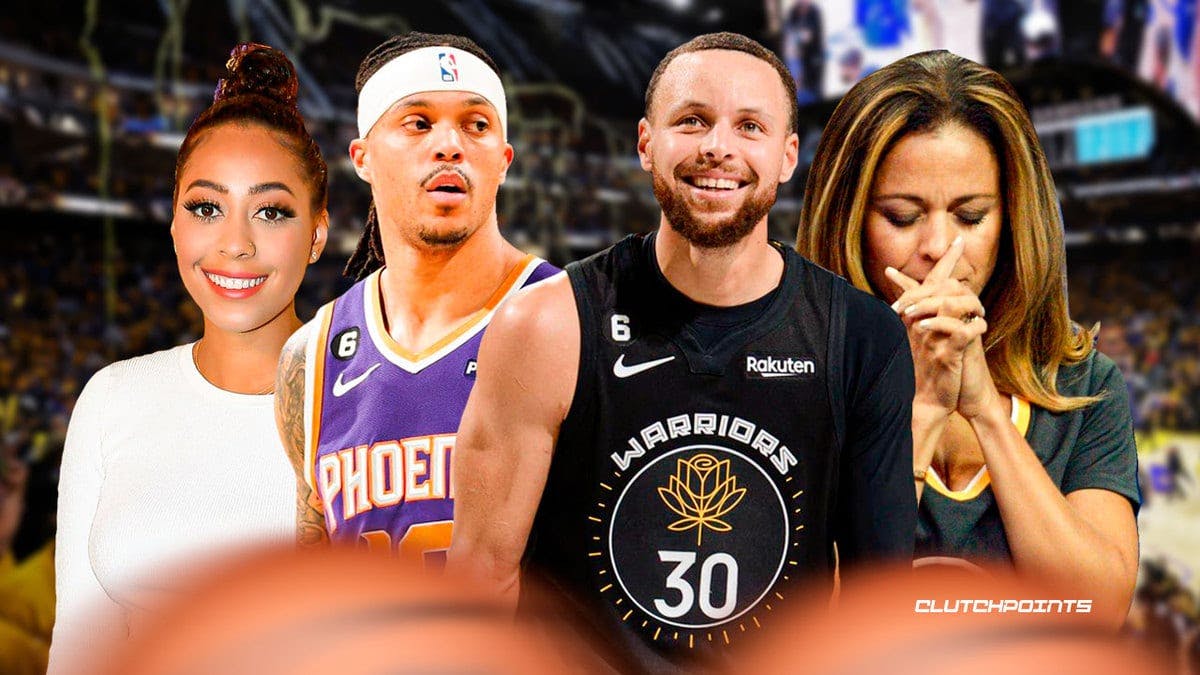 Stephen Curry, Sonya Curry, Sydel Curry, Damion Lee, Warriors, Suns