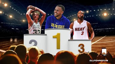 Stephen Curry Steph Curry Warriors Dwyane Wade Larry Bird assist passing