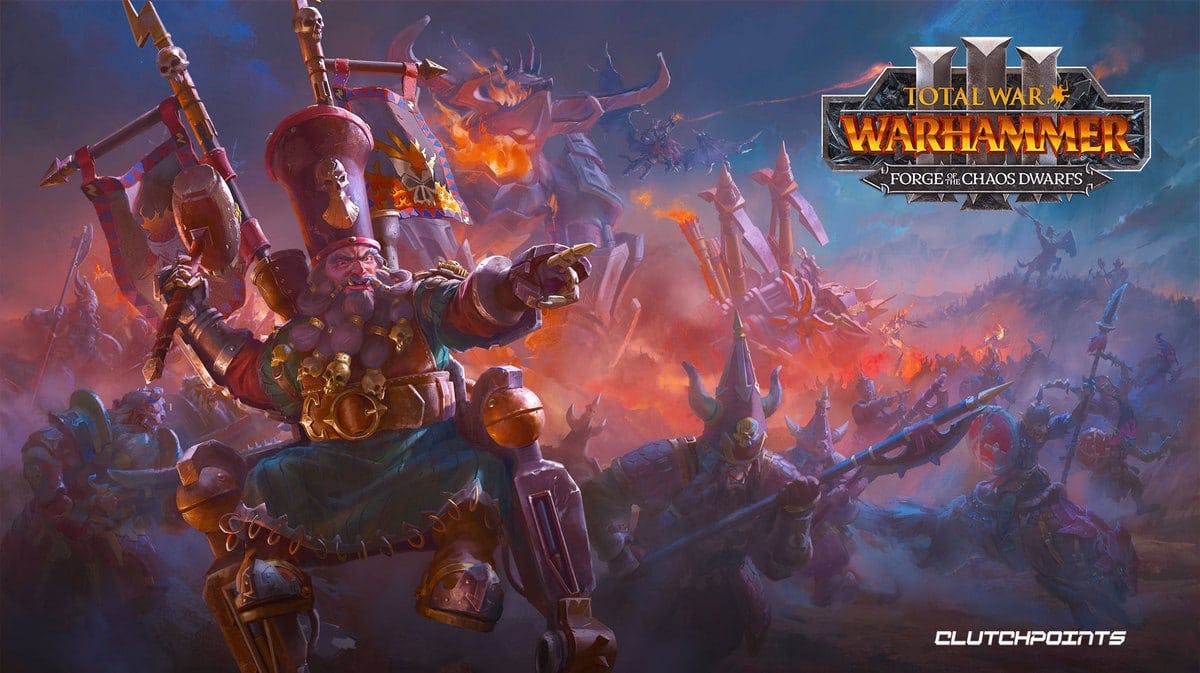total war warhammer 3 chaos dwarfs, total war warhammer 3 dlc, total war warhammer 3, chaos dwarfs release date, forge of the chaos dwarfs