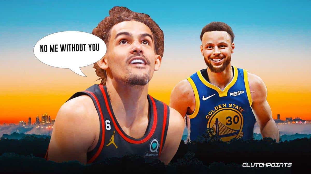 Stephen Curry, Trae Young, Golden State Warriors, Atlanta Hawks