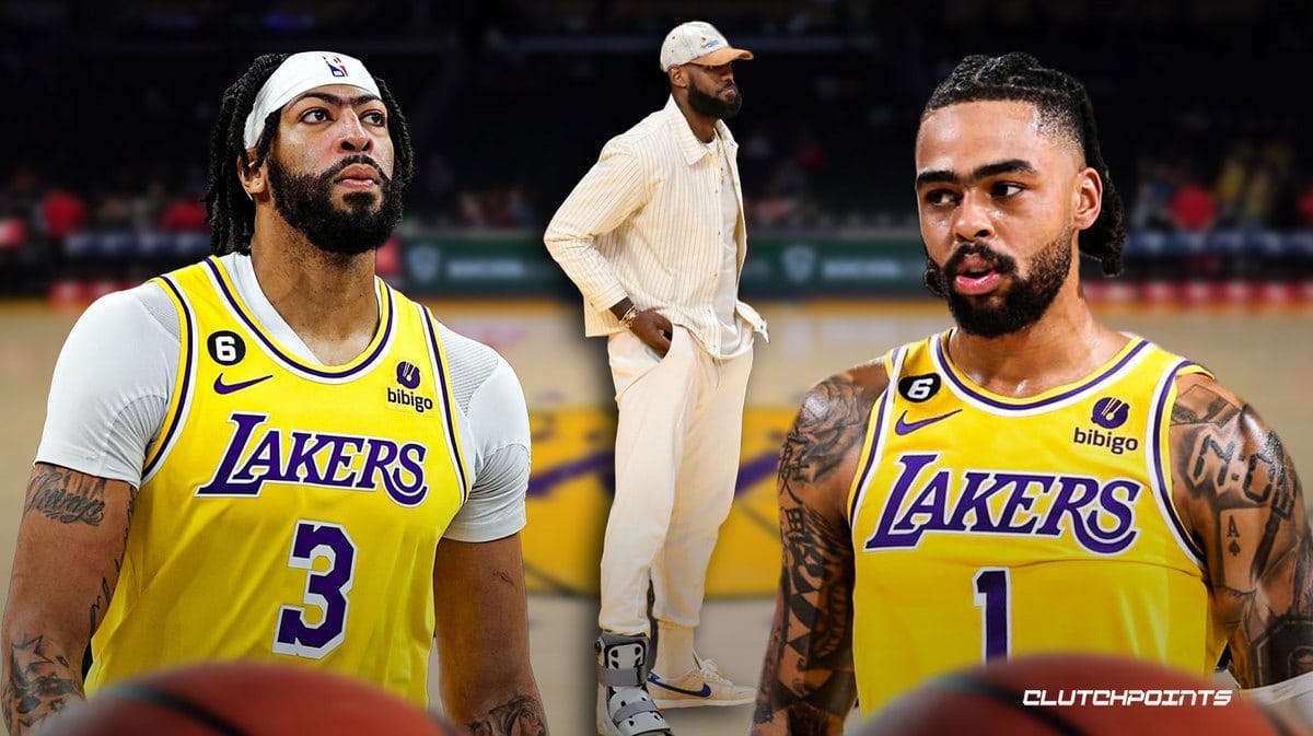 lebron james lakers anthony davis d'angelo russell