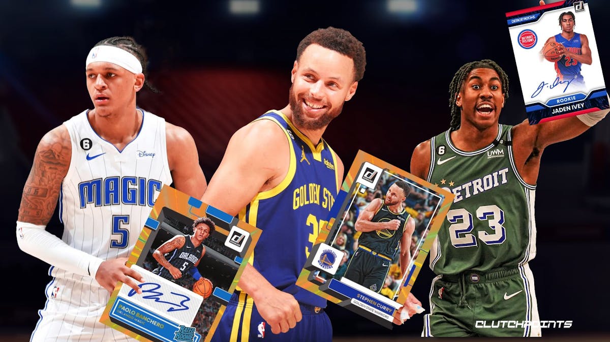 Stephen Curry, Warriors, Paolo Banchero, Magic, Jaden Ivey, Pistons, Panini, Cards, NBA