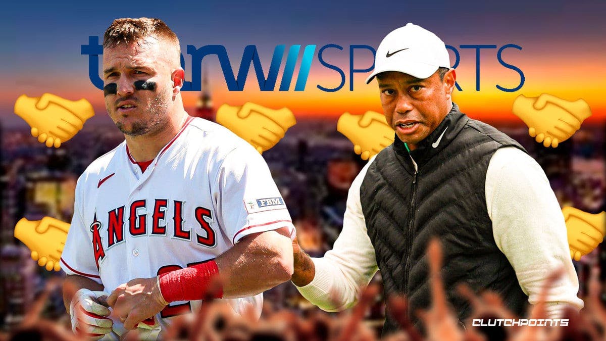 Mike Trout, Tiger Woods, TMRW Sports, Los Angeles Angels