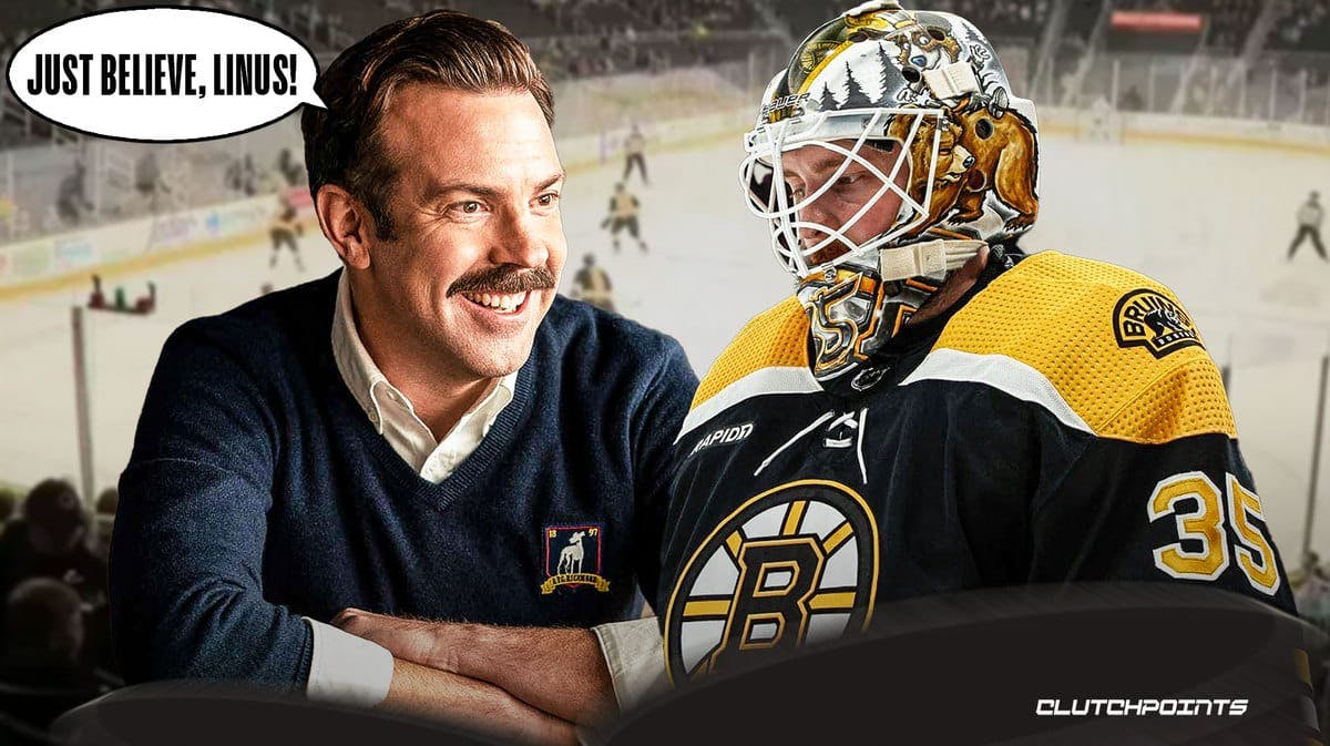 Bruins, Linus Ullmark, Bruins Game 5, Ted Lasso, Stanley Cup Playoffs