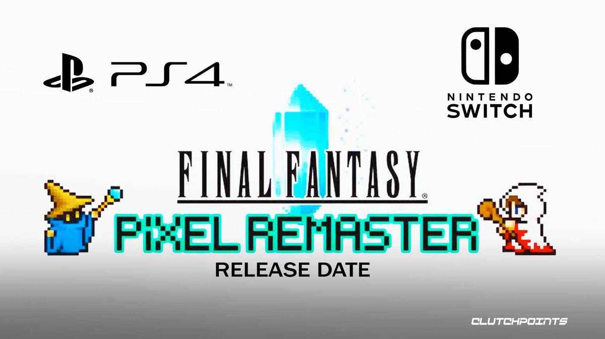 pixel remaster release date, pixel remaster, final fantasy pixel remaster, pixel remaster playstation, pixel remaster switch