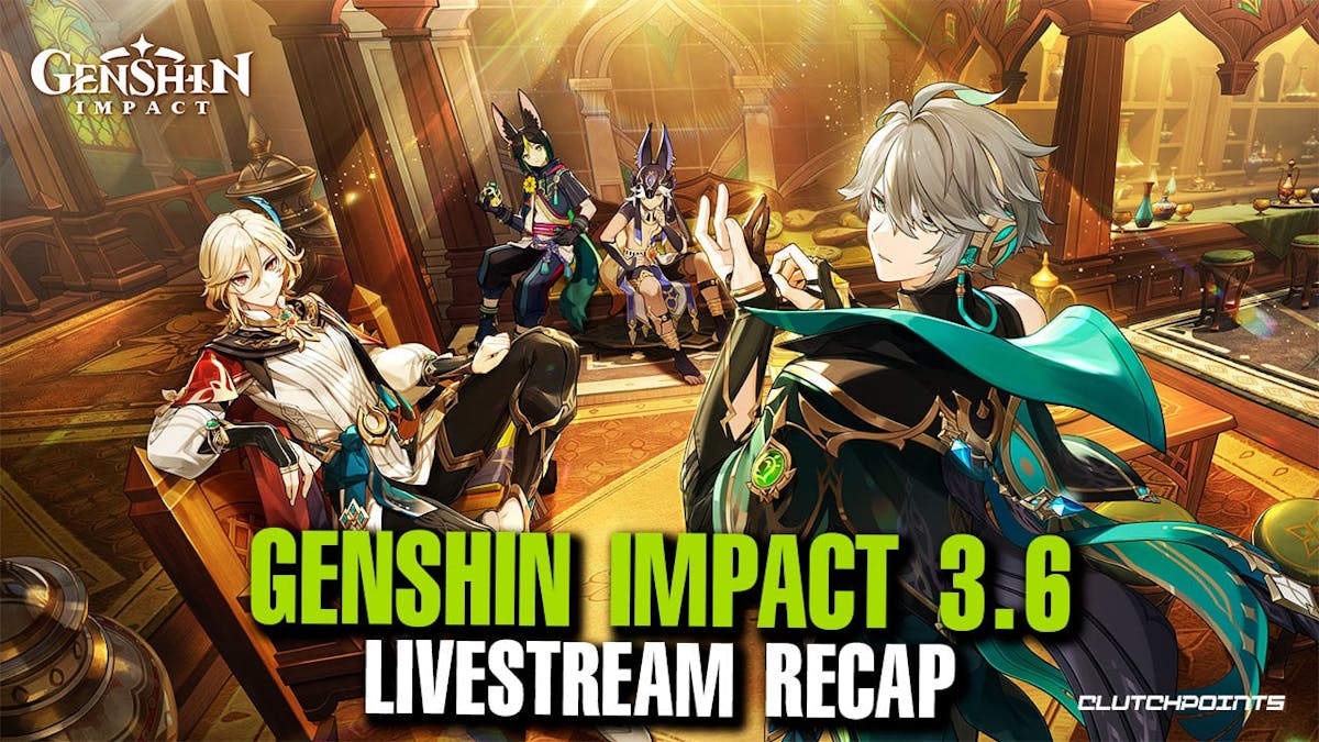 Genshin Impact 3.6 Livestream, Genshin Impact Livestream, Genshin Impact 3.6 stream, genshin impact stream, Genshin Impact 3.6