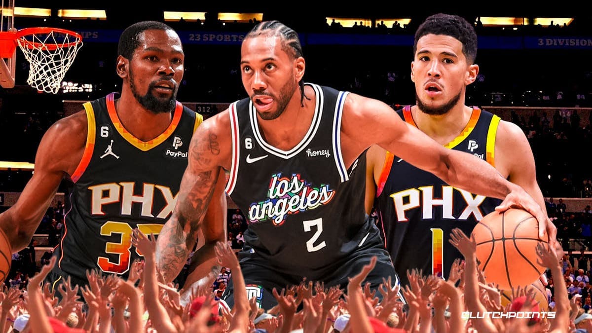 Kawhi Leonard, Devin Booker, Kevin Durant, Los Angeles Clippers, Phoenix Suns