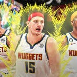 Nikola Jokic, Michael Porter Jr., Kentavious Caldwell-Pope, Denver Nuggets, NBA Playoffs, NBA Finals