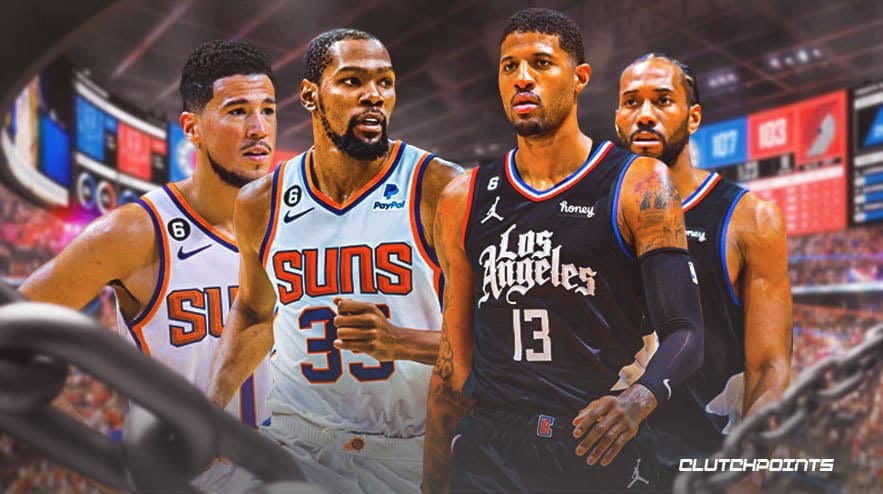 Paul George, Kevin Durant , Kawhi Leonard, Devin Booker, Los Angeles Clippers, Phoenix Suns