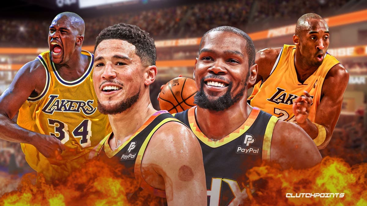 Suns, Kevin Durant, Devin Booker, Shaquille O'Neal, Kobe Bryant, NBA Playoffs