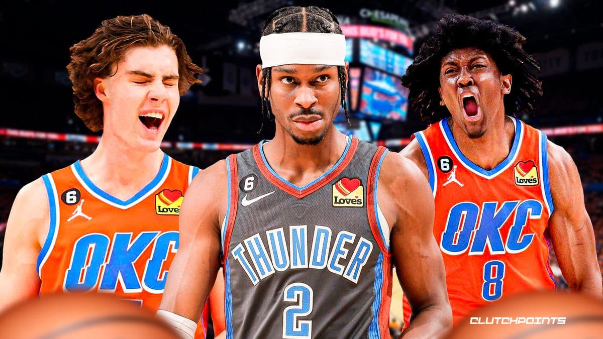 Thunder, Pelicans, play-in, 2023 NBA play-in tournament, Shai Gilgeous-Alexander, Josh Giddey, Jalen Williams