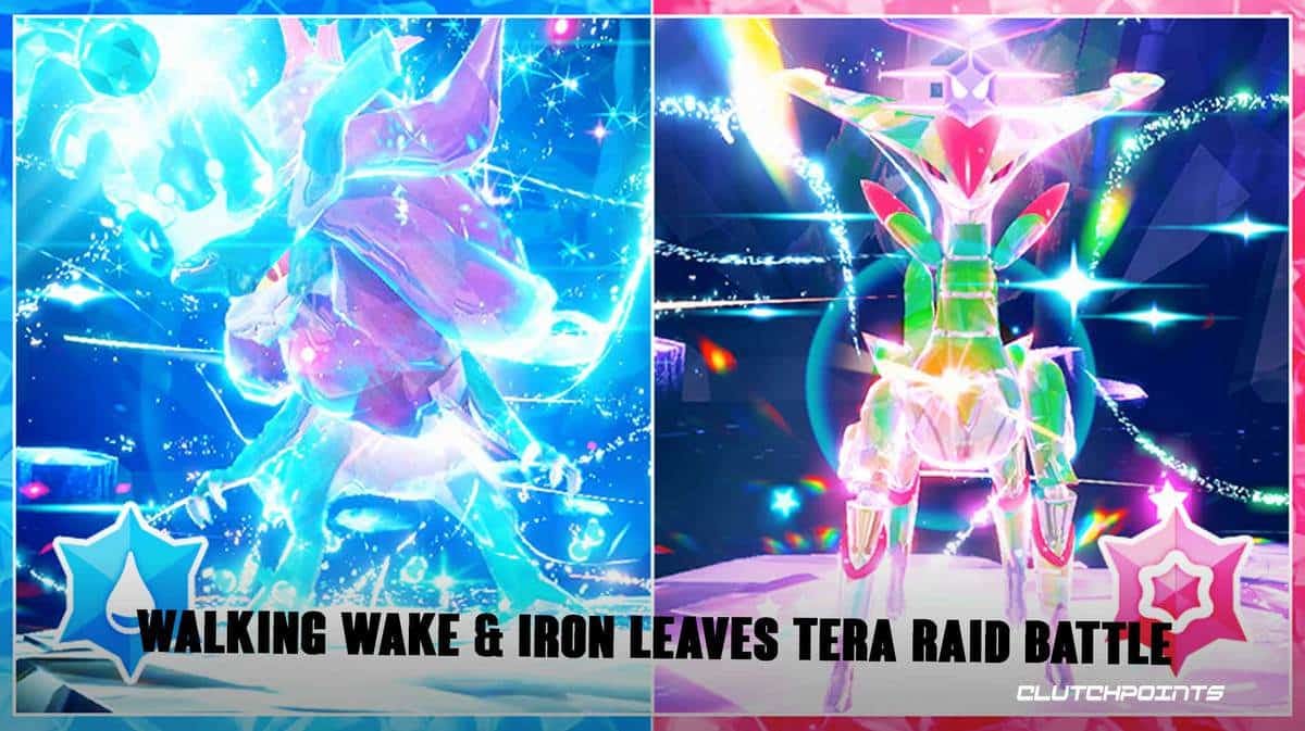 Walking Wake & Iron Leaves Tera Raid Battle, New Pokemon Tera Raid Battle, Latest Pokemon Tera Raid Battle