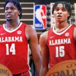 Noah Clowney, Charles Bediako, Alabama Basketball, NBA Draft
