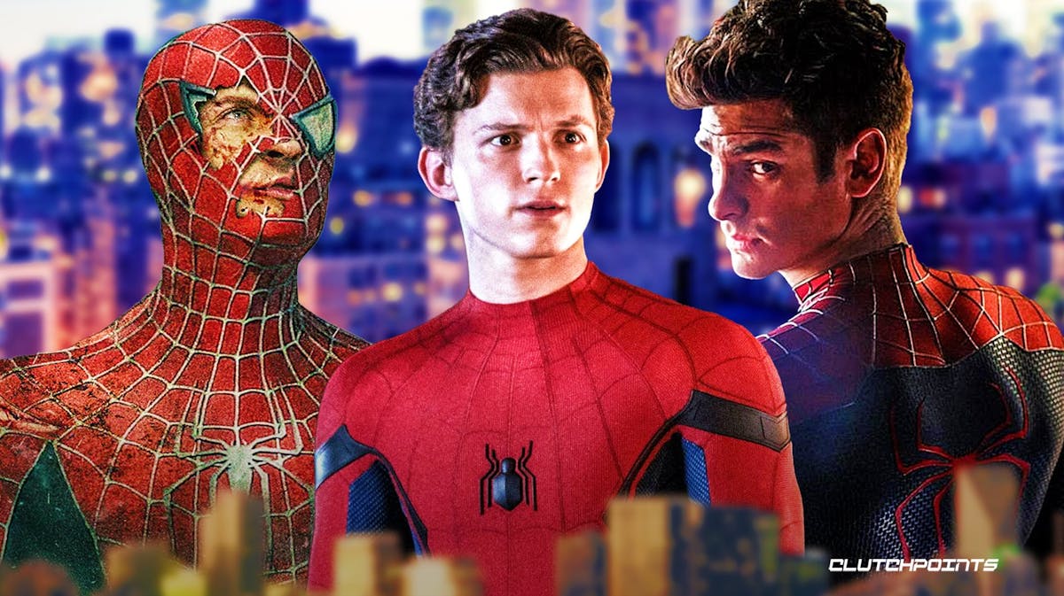 Tobey Maguire, Tom Holland, Andrew Garfield as Spider-Man