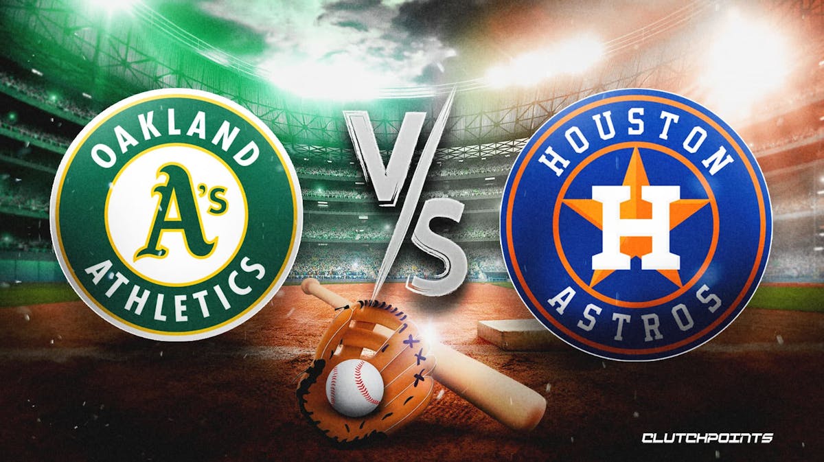 Athletics Astros prediction, pick, how to watch