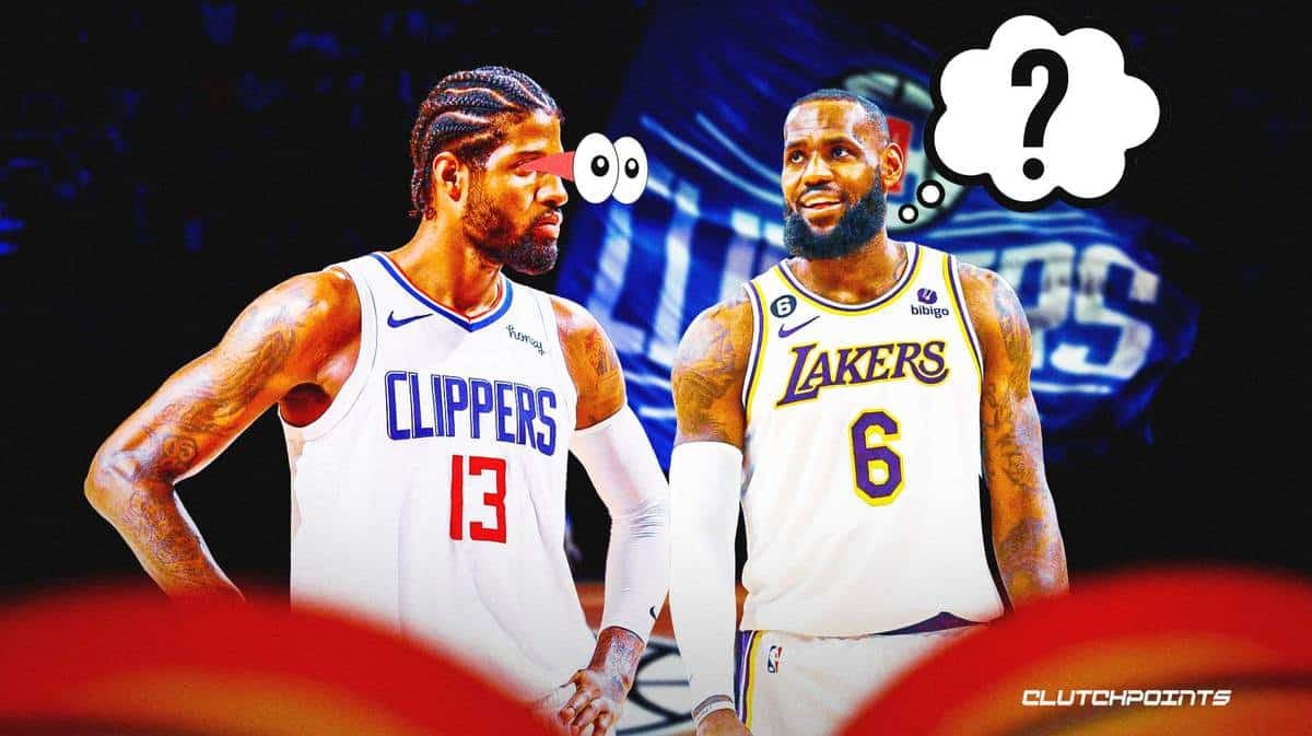 Clippers, Lakers, Paul George, LeBron James