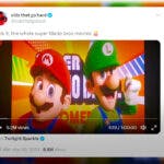 Super Mario Bros, Super Mario Bros movie, Twitter