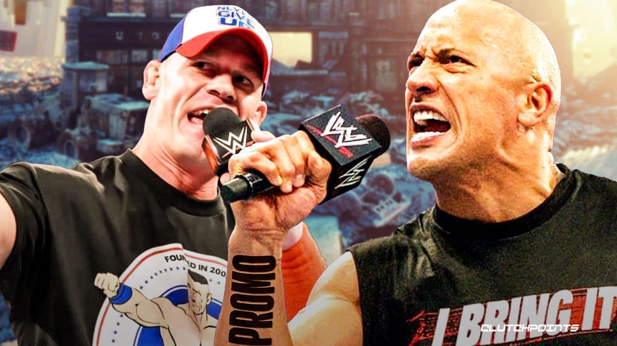 WWE, John Cena, Dwayne "The Rock" Johnson, The Rock, WrestleMania,