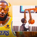 LeBron James, Bryce James, Los Angeles Lakers