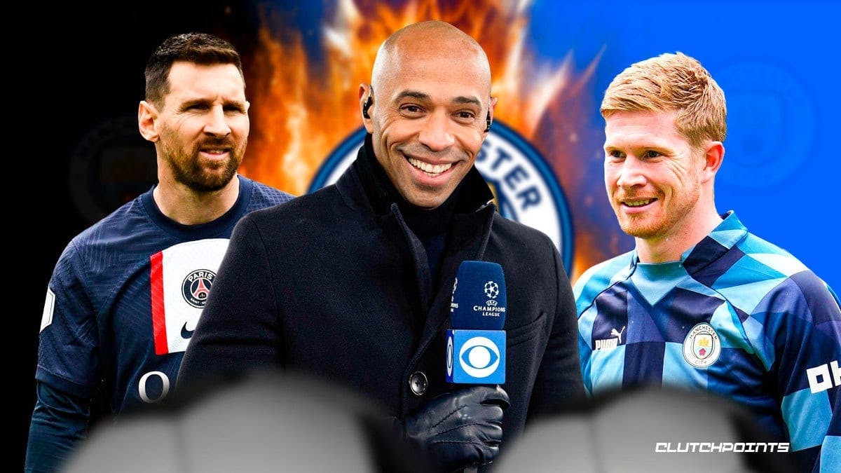 Manchester City,Thierry Henry, Kevin De Bruyne, Lionel Messi