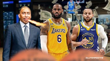 Stephen A Smith, Stephen Curry, LeBron James, Warriors, Lakers