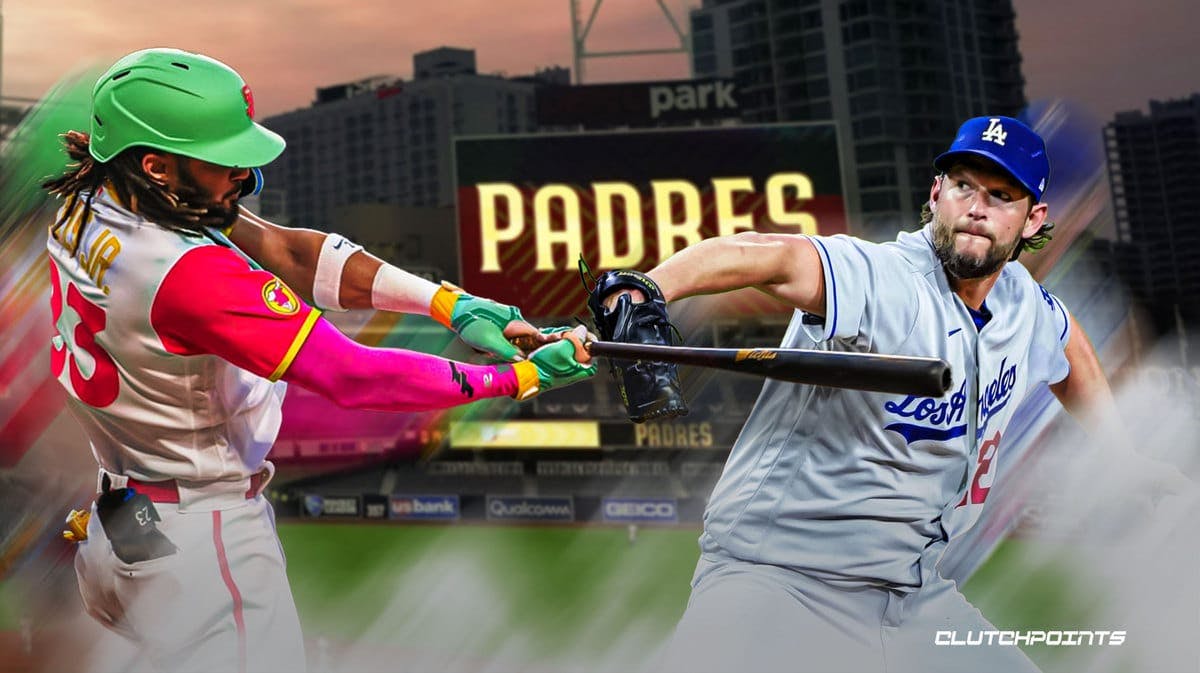 Fernando Tatis Jr, Clayton Kershaw, Los Angeles Dodgers, San Diego Padres