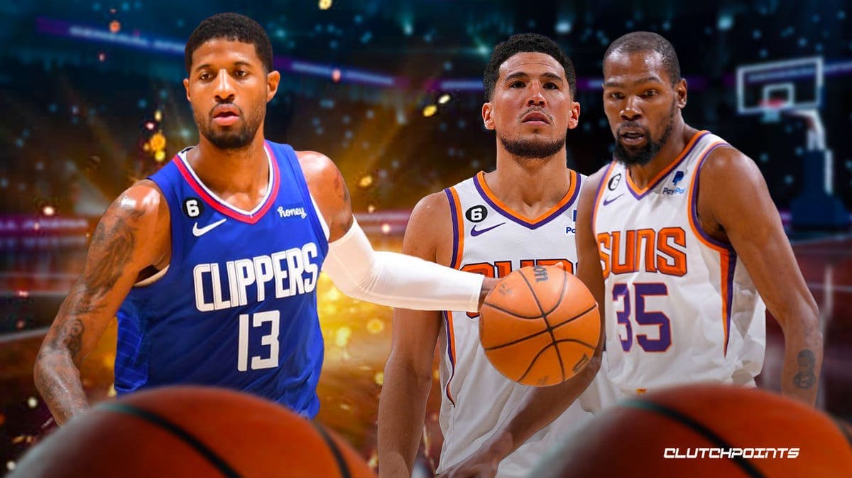 Paul George, Los Angeles Clippers, Devin Booker, Kevin Durant, Phoenix Suns