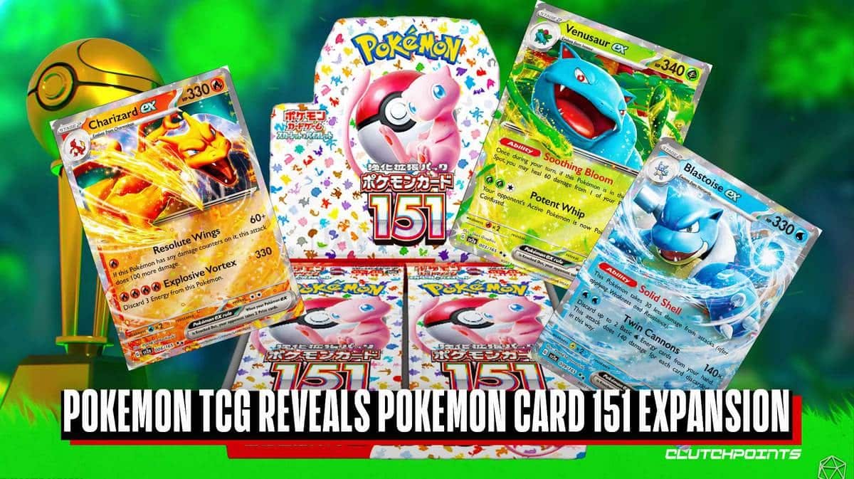 Pokemon Card 151 Expansion, New Pokemon TCG Expansion, Upcoming Pokemon TCG Expansion