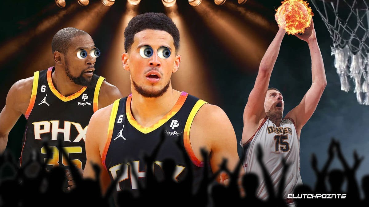Devin Booker, Kevin Durant, Nikola Jokic, Denver Nuggets, Phoenix Suns, NBA Playoffs