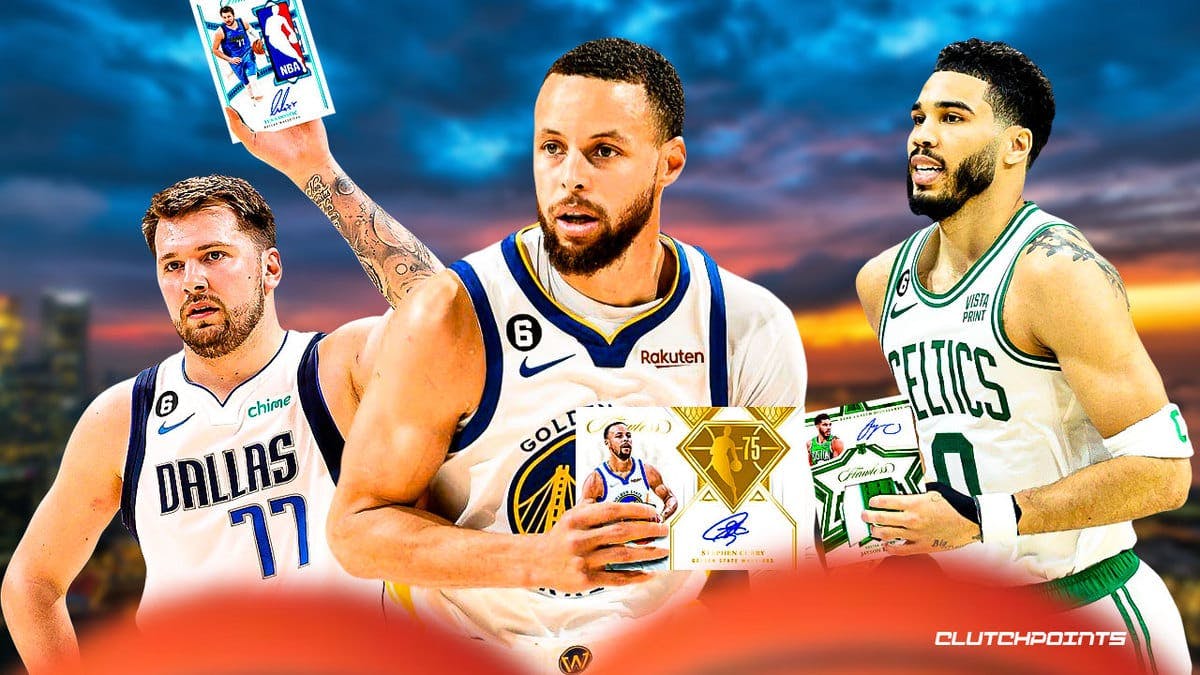Stephen Curry, Warriors, Luka Doncic, Mavs, Jayson Tatum, Celtics, NBA, Cards