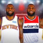 LeBron James, Washington Wizards, Los Angeles Lakers, Portland Trail Blazers, Sacramento Kings, New York Knicks