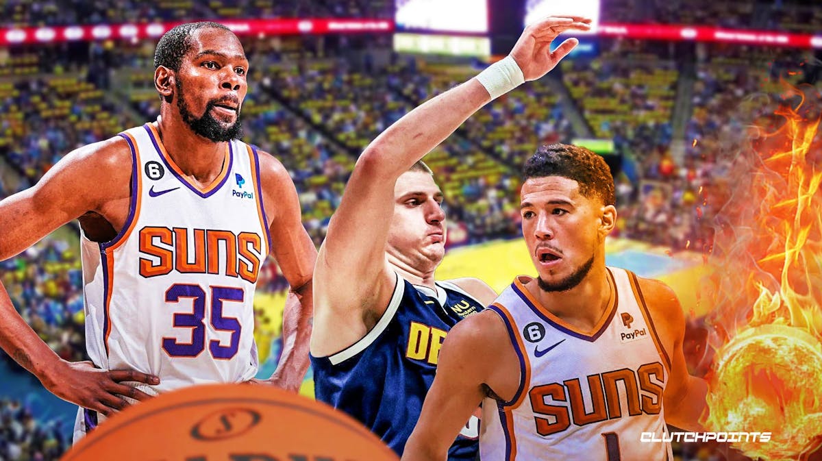 Devin Booker, Kevin Durant, Nikola Jokic, Denver Nuggets, Phoenix Suns