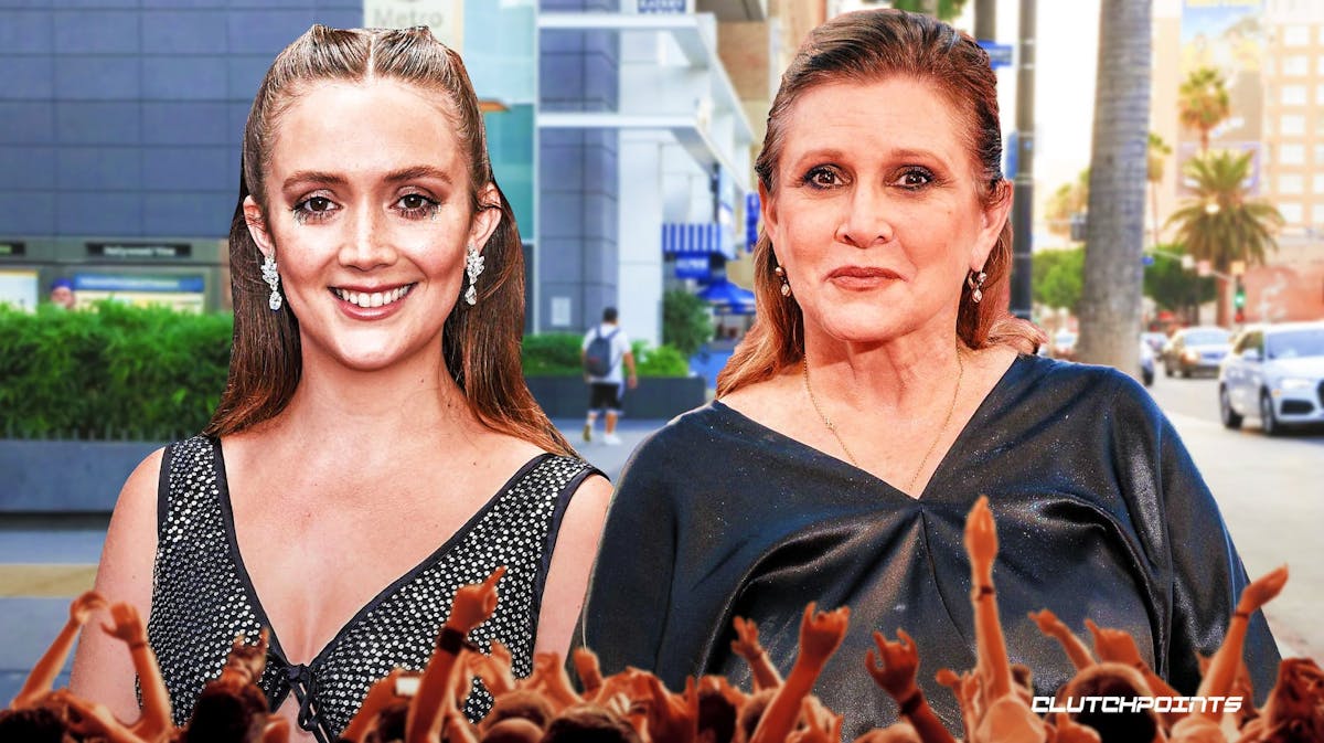 Billie Lourd, Carrie Fisher, Hollywood Walk of Fame