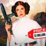 Star Wars, Princess Leia (Carrie Fisher), $1 million