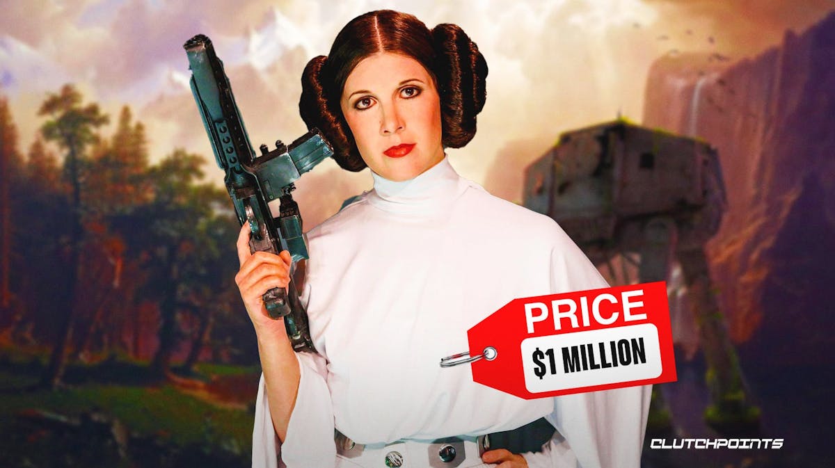 Star Wars, Princess Leia (Carrie Fisher), $1 million