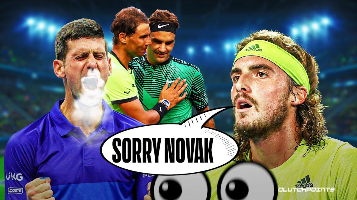 Novak Djokovic, Stefanos Tsitsipas, Rafael Nadal