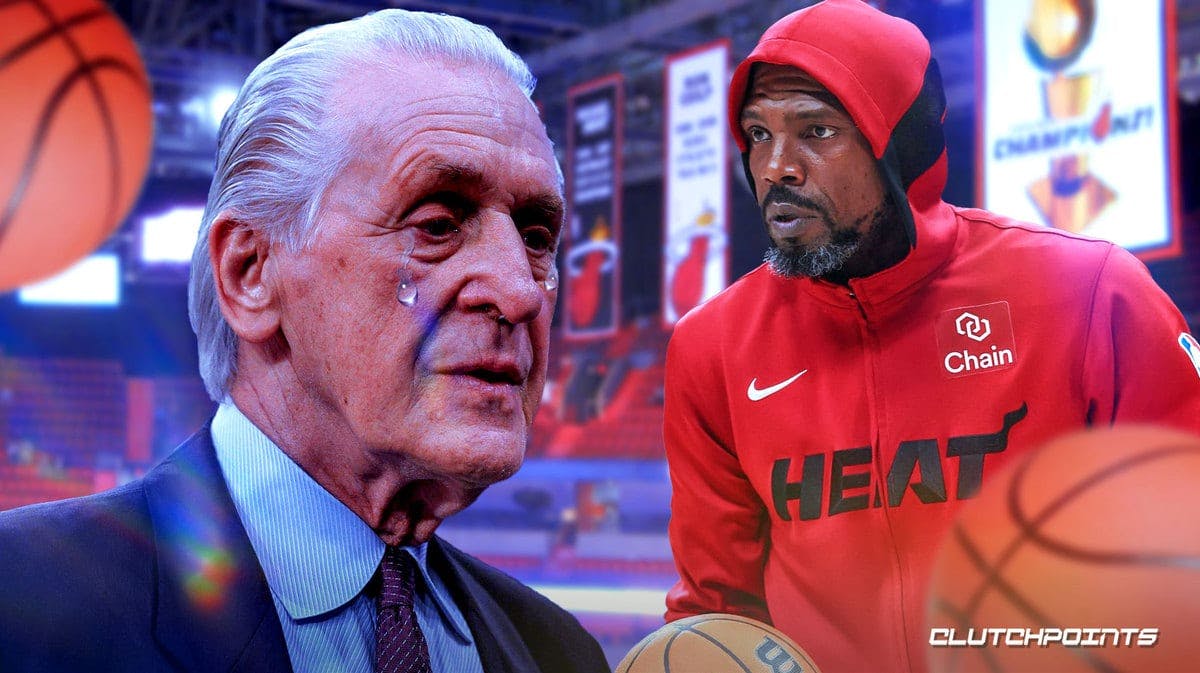 Heat, Pat Riley, Udonis Haslem, Pat Riley Udonis Haslem, Pat Riley Heat