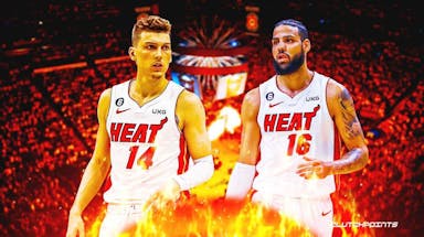 Tyler Herro and Caleb Martin, Miami Heat
