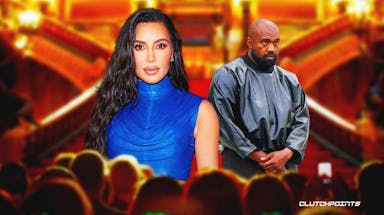 Kim Kardashian Kanye West North West