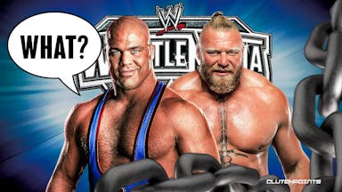 WWE, Kurt Angle, Brock Lesnar, Vince McMahon, WrestleMania