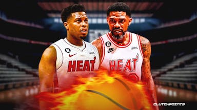Udonis Haslem and Kyle Lowry, Miami Heat