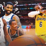 LeBron James, Lakers, trade, Kyrie Irving, Dorian Finney-Smith, John Collins