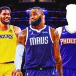 Dallas Mavericks, Los Angeles Lakers, LeBron James, Kyrie Irving, Luka Doncic, Phoenix Suns