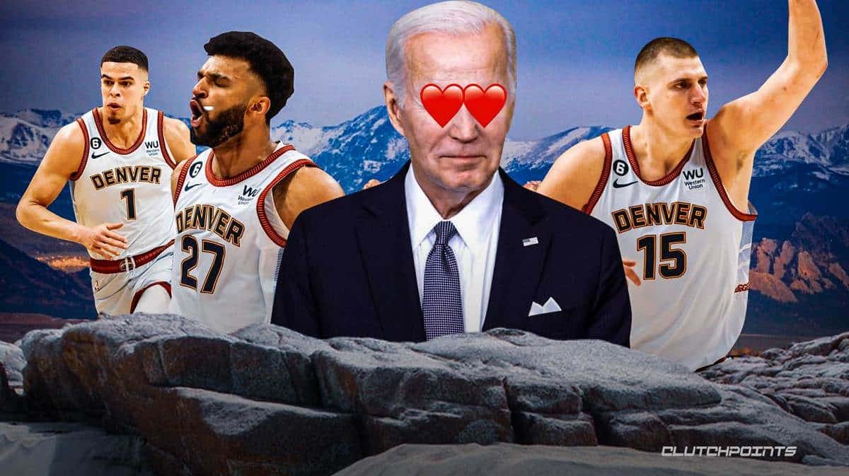 Joe Biden, Denver Nuggets, NBA Finals, Nikola Jokic