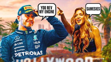 Shakira, Lewis Hamilton, Formula One